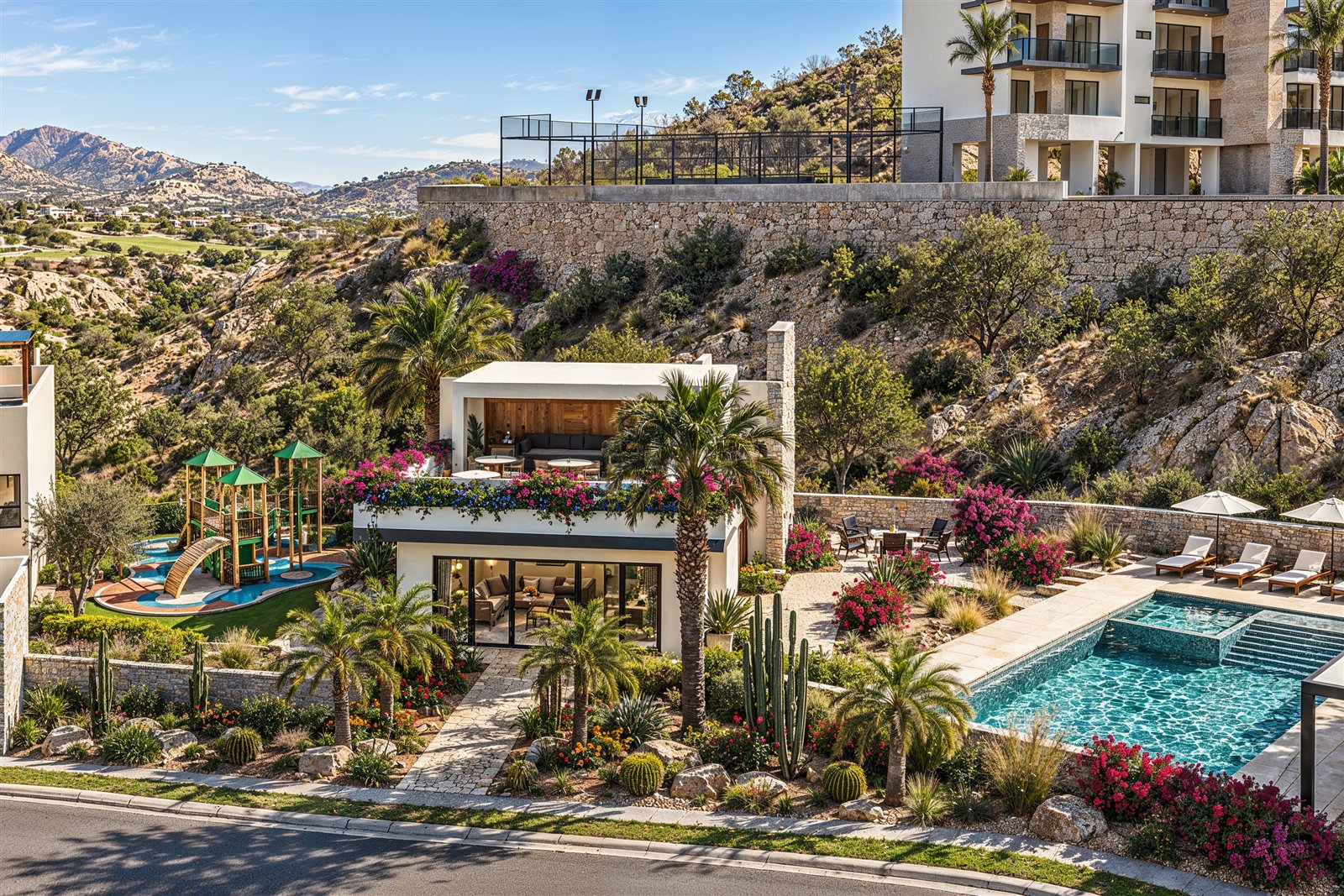 Casa Club and amenities at Loma Escondida